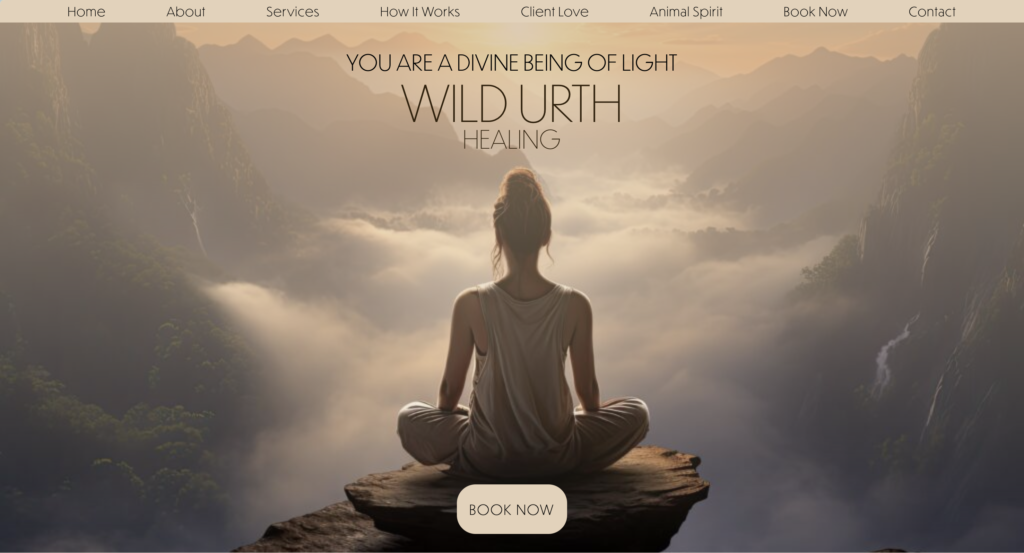Wild Urth Healing Website Preview