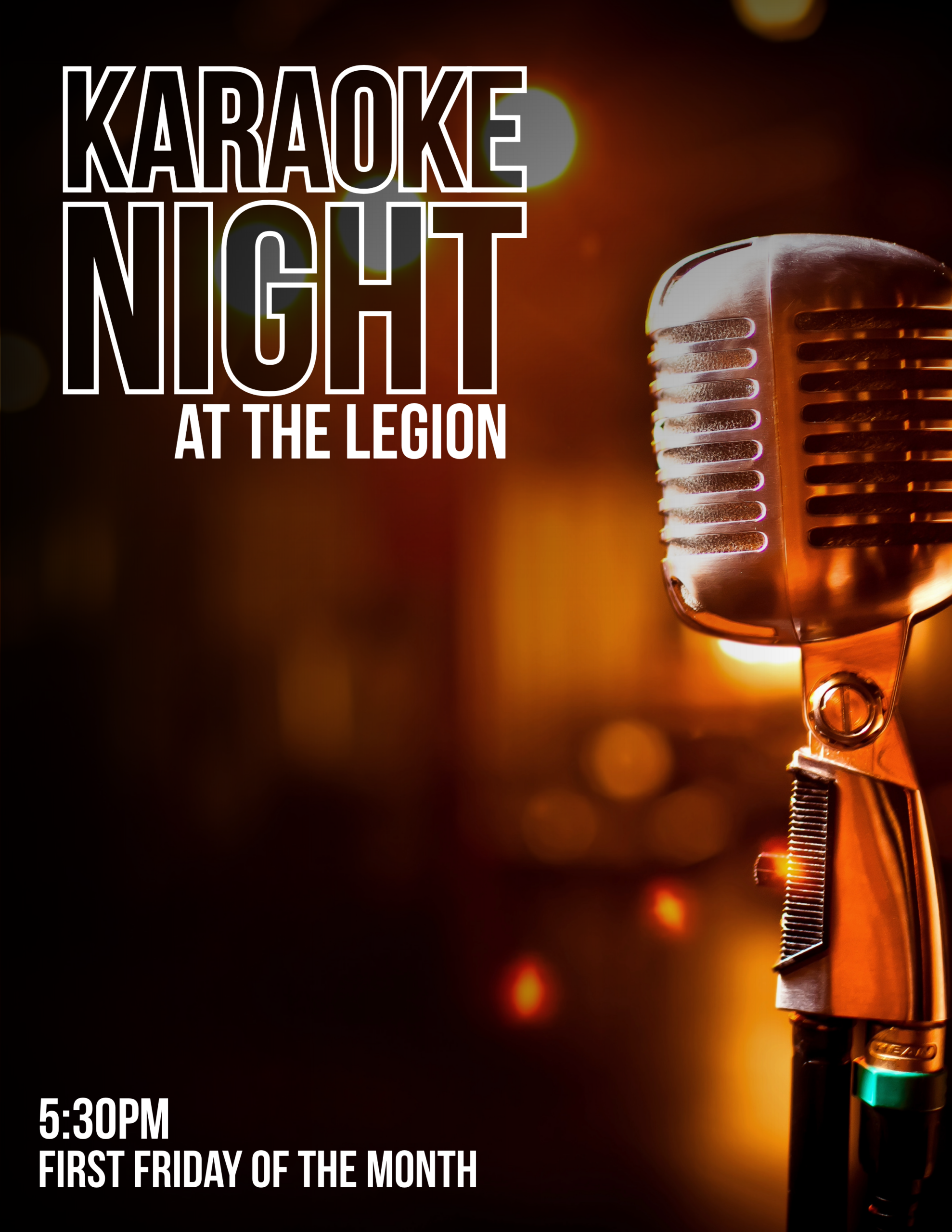 Karaoke Night Social Media Flyer